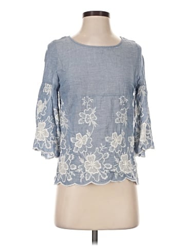 Listicle 3/4 Sleeve Blouse (view 1)