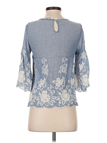 Listicle 3/4 Sleeve Blouse (view 2)