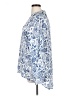 Sigrid Olsen Paisley Blue Long Sleeve Blouse Size XL - photo 5
