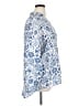 Sigrid Olsen Paisley Blue Long Sleeve Blouse Size XL - photo 4