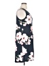 Perceptions Floral Gray Casual Dress Size 16 - photo 4