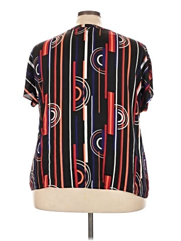 Worthington Short Sleeve Blouse (view 2)