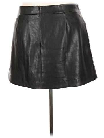 J.Crew Factory Store Faux Leather Skirt (view 2)
