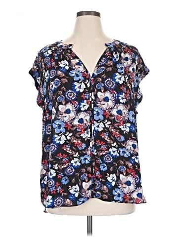 Philosophy Republic Clothing Short Sleeve Blouse (view 1)