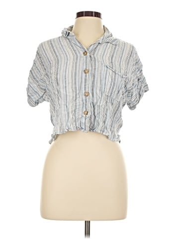 Aeropostale Short Sleeve Button-Down Shirt (view 1)