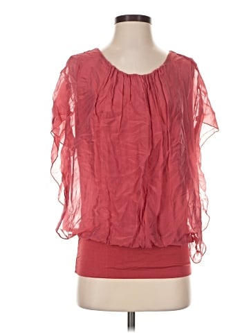 Meo Meli Short Sleeve Silk Top (view 1)