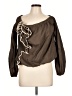 Ryu Brown 3/4 Sleeve Blouse Size L - photo 1