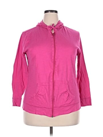Just My Size Zip Up Hoodie (view 1)