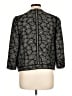 Marc by Marc Jacobs 100% Silk Silver Black Jacket Size 12 - photo 2