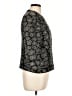 Marc by Marc Jacobs 100% Silk Silver Black Jacket Size 12 - photo 4