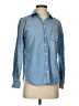 J.Crew Blue Long Sleeve Button-Down Shirt Size 4 - photo 1