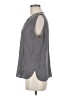 ATM 100% Silk Gray Sleeveless Silk Top Size M - photo 5