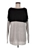 Gap Color Block Silver Pullover Sweater Size L (tall) - photo 1