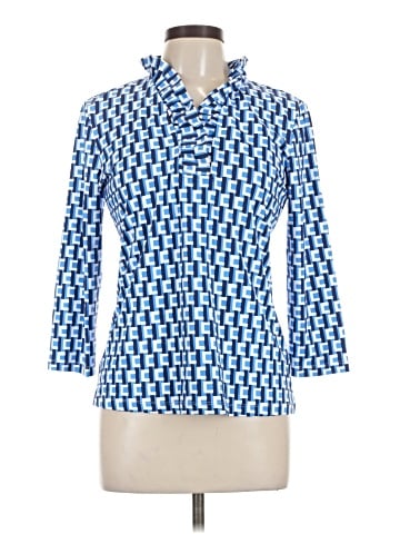 J. McLaughlin 3/4 Sleeve Button-Down Shirt (view 1)
