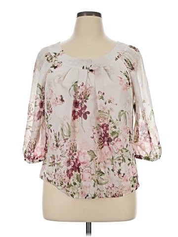 Sara Michelle 3/4 Sleeve Blouse (view 1)