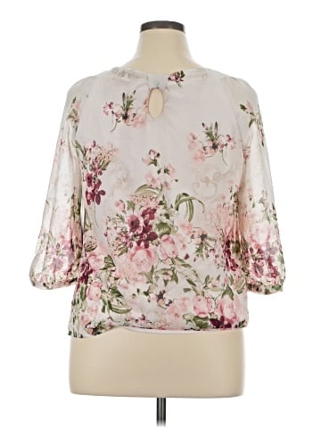 Sara Michelle 3/4 Sleeve Blouse (view 2)