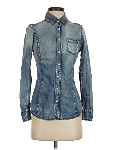 Guess Long Sleeve Button-Down Shirt (view 1)