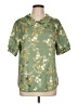 Unbranded Tropical Green Short Sleeve Blouse Size L - photo 1
