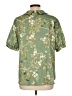 Unbranded Tropical Green Short Sleeve Blouse Size L - photo 2