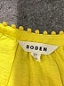 Boden Yellow Short Sleeve Blouse Size 10 - photo 7