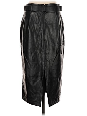 Eva Mendes by New York & Company Faux Leather Skirt (view 2)