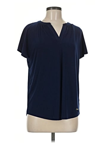 Jones New York Signature Short Sleeve Blouse (view 1)