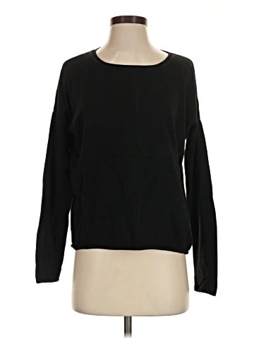 Garnet Hill Long Sleeve Silk Top (view 1)