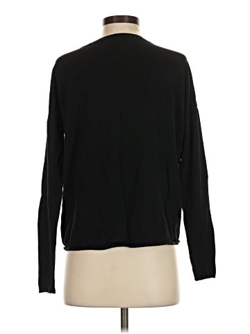 Garnet Hill Long Sleeve Silk Top (view 2)