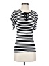 oasis Black Short Sleeve Top Size S - photo 1