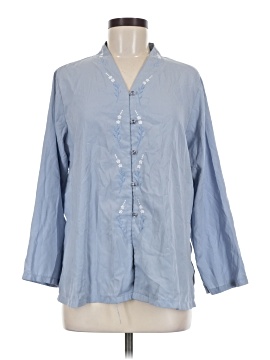 Assorted Brands 3/4 Sleeve Button-Down Shirt (view 1)