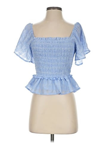 ASTR The Label Short Sleeve Blouse (view 1)