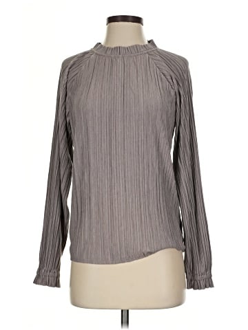 Ann Taylor Factory Long Sleeve Blouse (view 1)