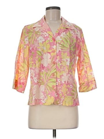 Draper's & Damon's 3/4 Sleeve Blouse (view 1)