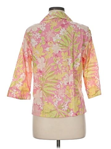 Draper's & Damon's 3/4 Sleeve Blouse (view 2)