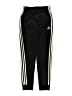 Adidas 100% Polyester Black Track Pants Size 11 - photo 1