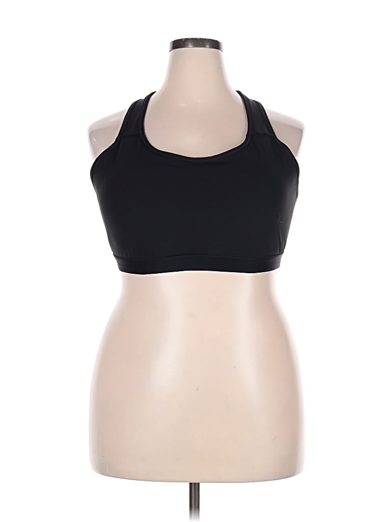 Pre-owned Avia Tank Top Black Halter Neckline Tops