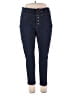 ModCloth Solid Blue Jeans Size 18 - photo 1