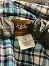 Tea 100% Cotton Plaid Teal Long Sleeve Button-Down Shirt Size 5 - photo 3
