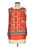 Rose + Olive 100% Polyester Orange Sleeveless Blouse Size L - photo 1