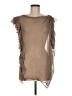 Glam Brown Sleeveless Blouse Size M - photo 1