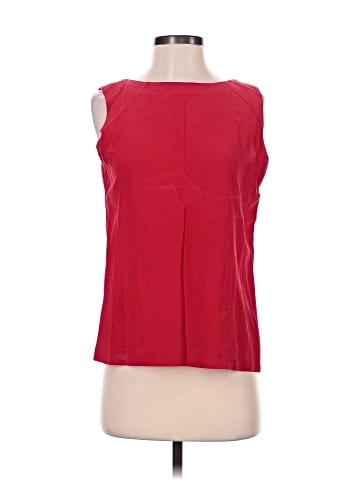 Lord & Taylor Sleeveless Silk Top (view 1)