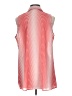 Notations 100% Polyester Red Sleeveless Blouse Size L - photo 2