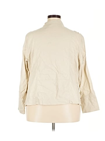 White Stag 3/4 Sleeve Button-Down Shirt (view 2)