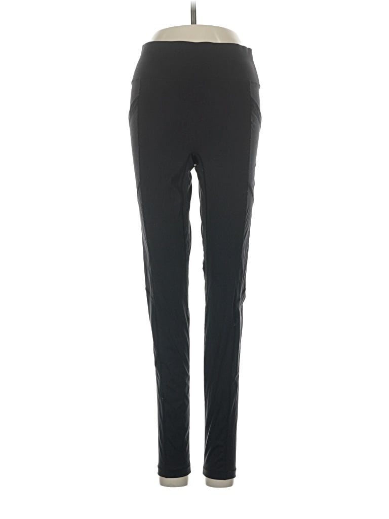 Pre-owned Bandier Active Pants In Black