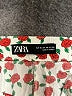 Zara Floral Red Skort Size XS - photo 3