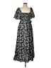 dip Floral Blue Casual Dress Size L - photo 1
