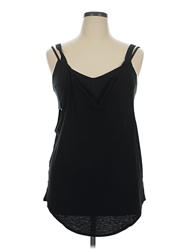 Pre-owned Fp Movement Tank Top Black Strapless Neckline Tops