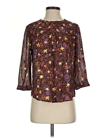Hinge 3/4 Sleeve Blouse (view 1)