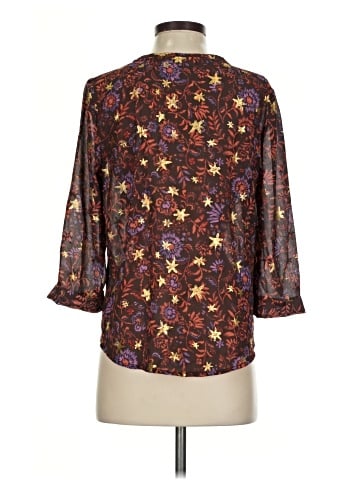 Hinge 3/4 Sleeve Blouse (view 2)
