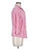 L.L.Bean 100% Linen Pink 3/4 Sleeve Button-Down Shirt Size M - photo 4